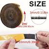 Self Adhesive Fireplace Seal Rope Fiberglass Flat Fireplace Door Gasket Heat Resistant Stove Sealing Rope Indoor Wood Burning