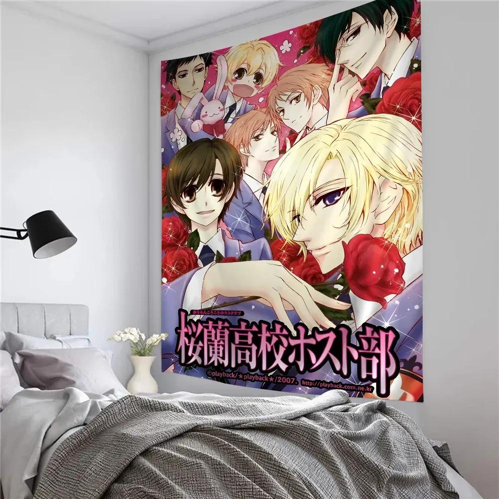 Anime Tapestry Bohemian Floral Wall Decor Tapestry Dorm Room Decor Affordable HippieStyle Wall Art Room Deco