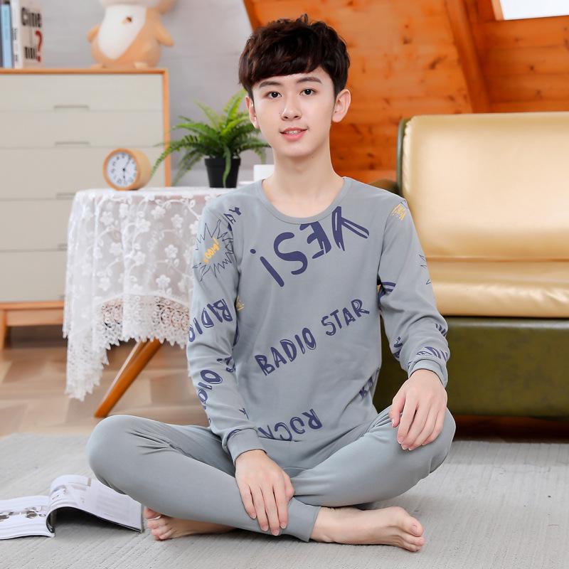 Children's Cotton Underwear & Pajama Set: Warm Wool Sweater, Bottoms for Boys & Girls, Autumn/Winter Comfort