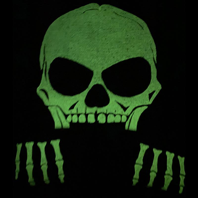 Fashion Halloween Skeleton Ghost Gloves Hat Creative Luminous Half Finger Full Fingers Print Warm Breathable Gloves Gifts