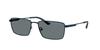EMPORIO ARMANI METALIZED BLUE DARK 34248057 0EA2169 Sunglasses, BLUE, 57mm,