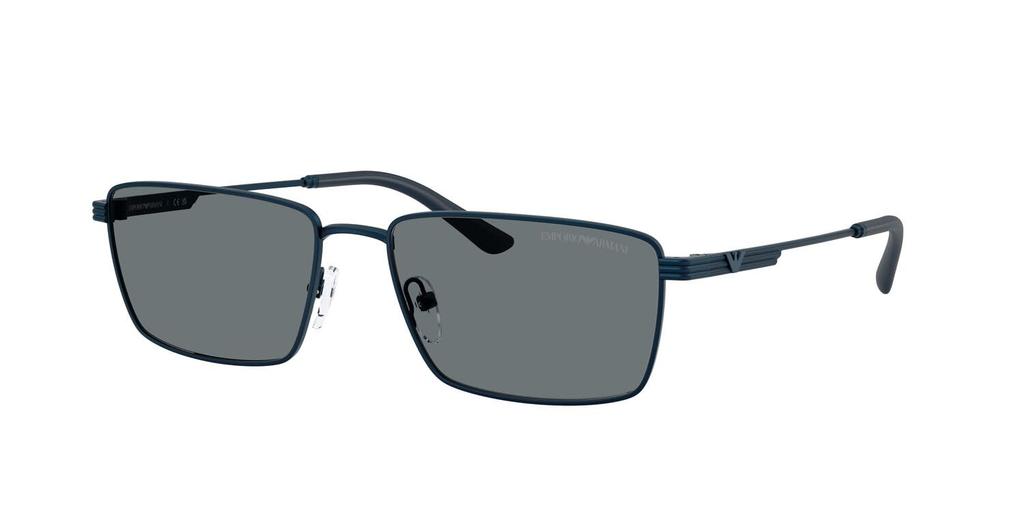 EMPORIO ARMANI METALIZED BLUE DARK 34248057 0EA2169 Sunglasses, BLUE, 57mm,