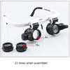 Binocular Glasses Handsfree Magnifier for Magnifying Glasses for Reading8/15/23X