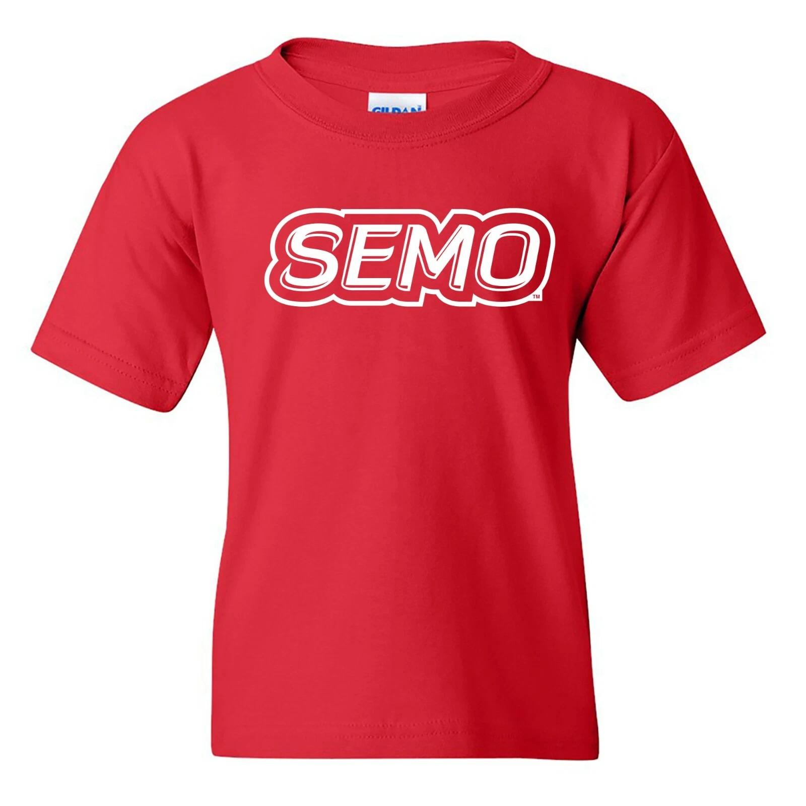 Southeast Missouri State Redhawks Basic Block Youth T-Shirt - Red S