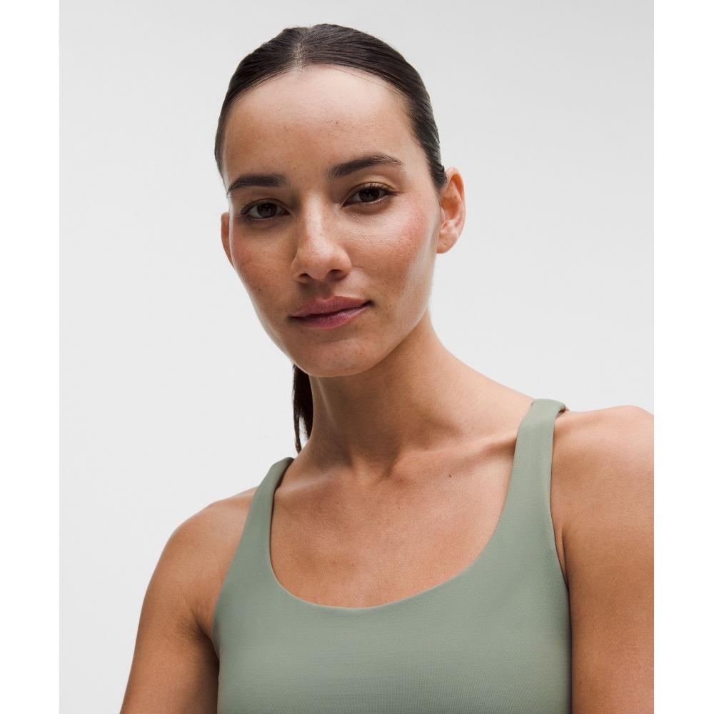 Lululemon Energy Longline Bra  MeDium Support  B D Cups Willow Leaf