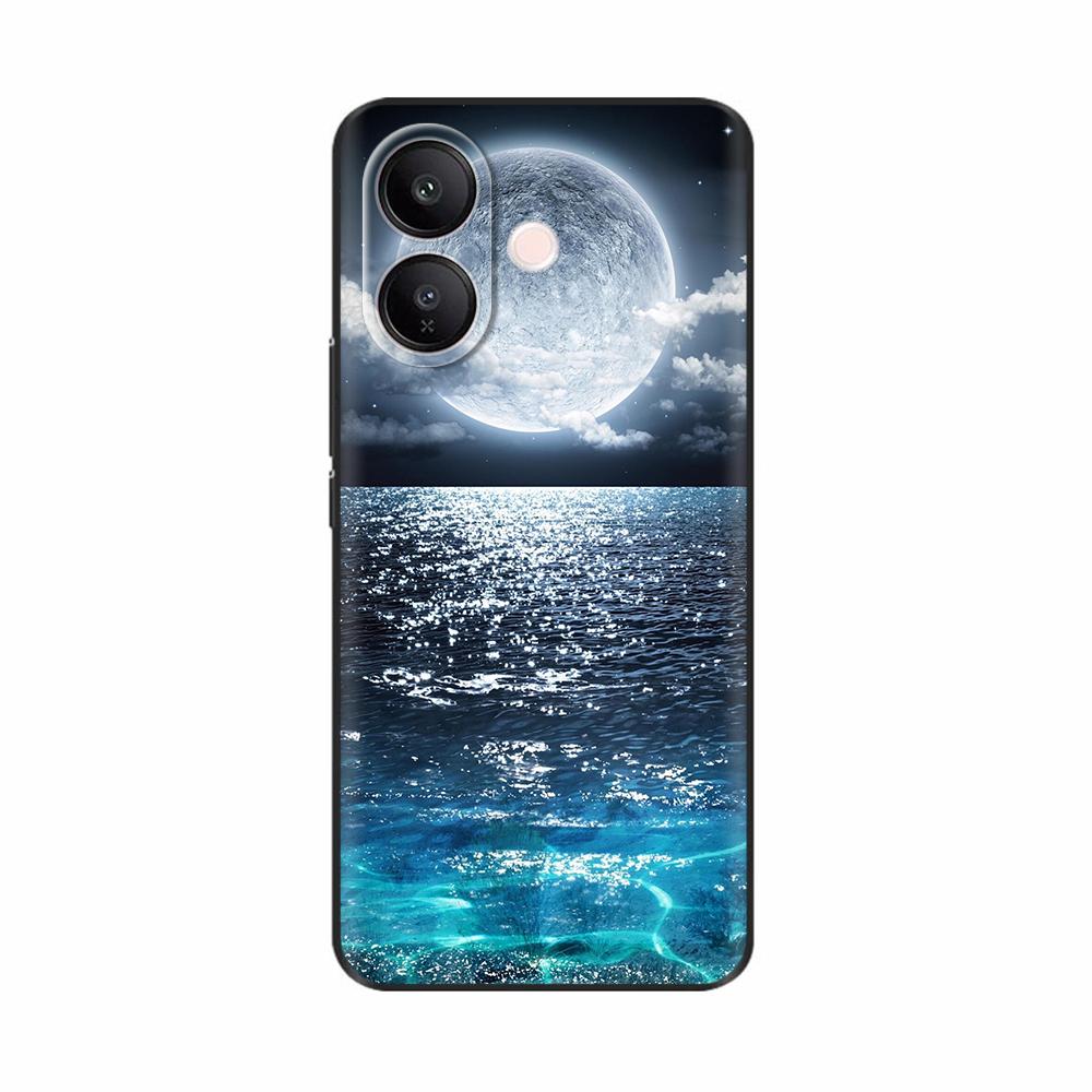 For Vivo V60 Lite 5G Phone Case Soft Matte Silicone Cover Capa For Vivo V60 Lite V60lite Funda Cartoon Back Cover Cute Pattern