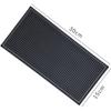 SAG Bar Mat, Black | Shape-retaining, Flat-packed (30cm X 15cm) (Set of 4)