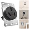 Industrial Strength 50A NEMA 10 50P Receptacle Outlet Industrial Socket For Harsh Environment Durability