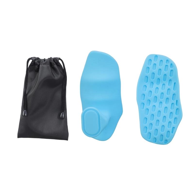 Silicone Antislip Workout Grip Sports Gym Gloves Weight Lifting Grip Hand Gripper for Dumbbell Lifting Bodybuilding