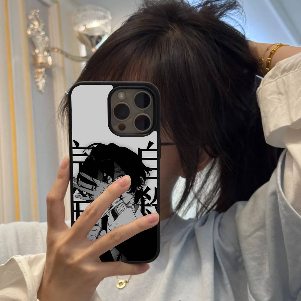 Anime Bungo Stray Dogs Dazai Osamu For iPhone 17 16 Pro Max Air 13 12 Mini 14 15 Plus 11 PC+TPU Back Cover