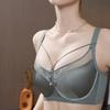 Underwear Women's Adjustable Bra Top Support Sexy Thin Bra No Steel Rim Large Bra