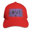 I Love My Dog Baseball Cap Six Panel Structured Crown Sun Protection Upf 50 Breathable Mesh Back