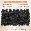 Box Gogo Curl Crochet Hair for Black Women Pre looped Short Ocean Wave Crochet Hair Water Wave Beach Curl Crochet Braiding Hair