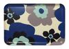 Bandeja de Almoço Tatsucraft NR, Média, 33cm, Modelo Original Web, Estilo Nórdico, Azul Fuhura, Antiderrapante, Segura para Micro-ondas, Bandeja, Plástico Elegante, Disponível em