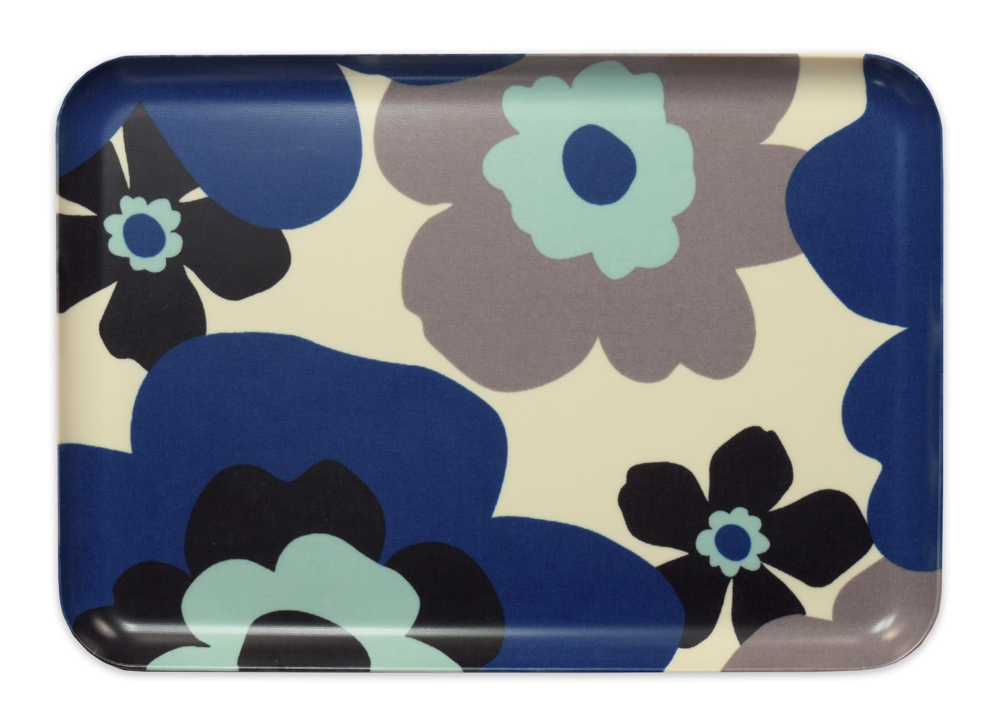 

Tatsucraft NR Lunch Tray, Medium, 33cm, Web Original Model, Nordic Style, Fuhura Blue, Non-Slip, Microwave-Safe, Tray, Stylish Plastic, Available in