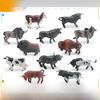 Baby Cow Pvc Animal Figures Collection For Kids Learning And Creative Play