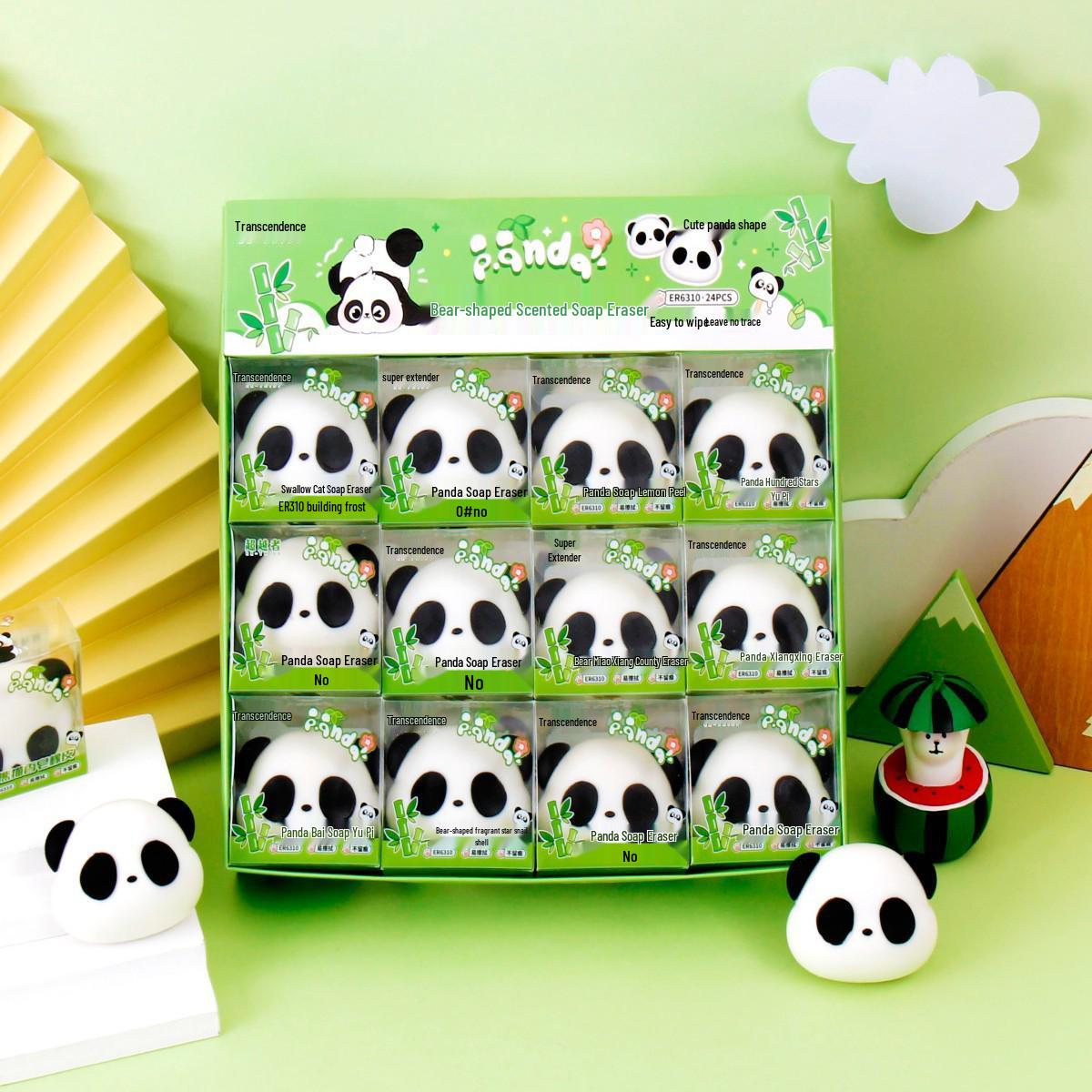 

Мультяшный ластик в форме панды для детей - Очаровательный и креативный ластик для карандаша для студентов