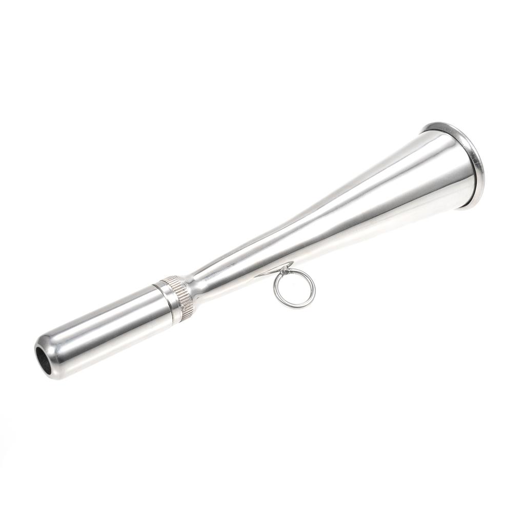 Stainless Steel Fog Horn Boat Foghorn Handheld Foghorn with Removable Mouthpiece for Yacht Marine Safety and