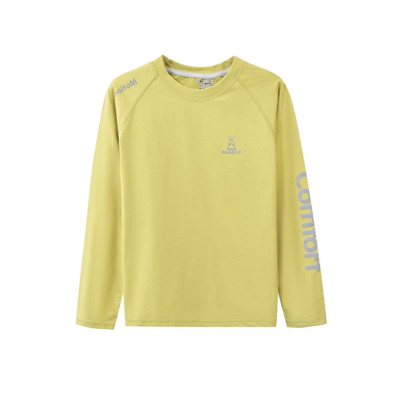 

Быстросохнущая спортивная рубашка с длинным рукавом для мальчиков и девочек - Детская тренировочная футболка/верхняя одежда для студентов 110cm