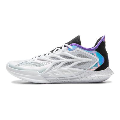 Zapatillas de Baloncesto Li Ning Speed 12 para Hombre Caña Baja Estándar Blanco ABAV069-2