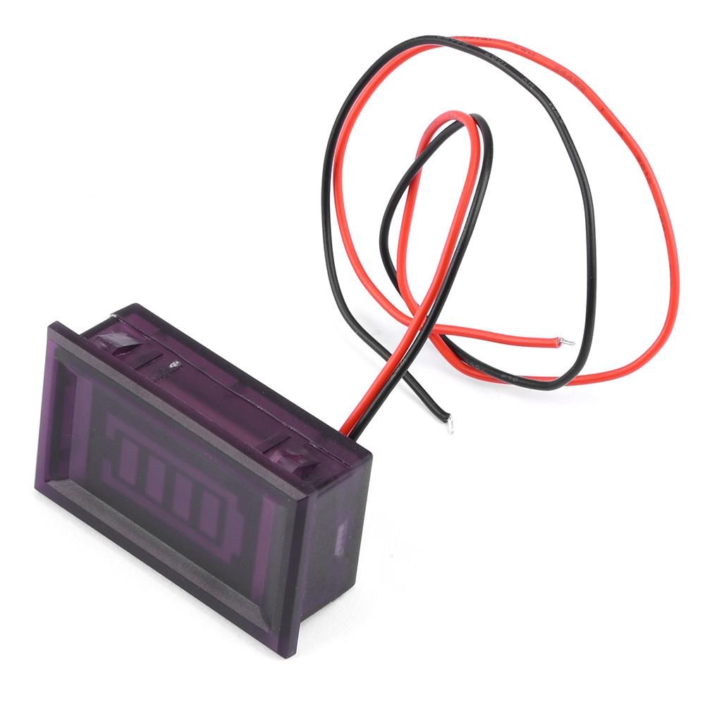 4S 8S 10S 13S 12V 24V 36V 48V Lithium Battery Capacity Indicator Display w/ Shell Percentage Battery Power Display Tester Meter
