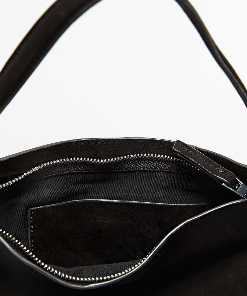 Massimo Dutti Split Suede Small Shoulder Bag