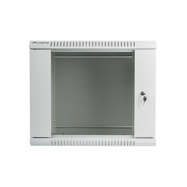 LANBERG Suspended Installation Cabinet 19 9U 600X600mm Gray (glass Door) - WF01-6609-10S