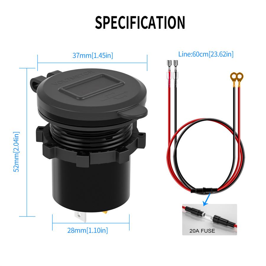 Fast Charge USB+Type-C Charger (60cm Line)