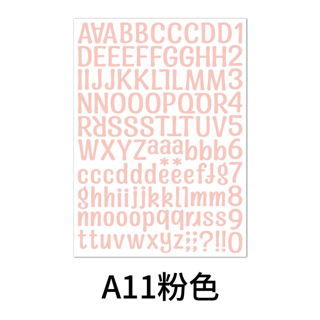 1 Inch Self Adhesive Letter Stickers Vinyl Waterproof for Scrapbooking Gift Tag Planner Decal Cross Border