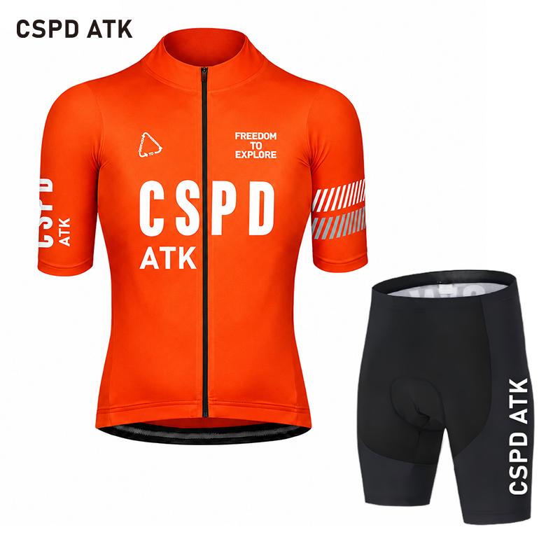Men's Cycling Clothing Summer New Cycling Set Moisture Absorbing Quick Drying Cycling Jersey High Elasticity Bib Shorts
