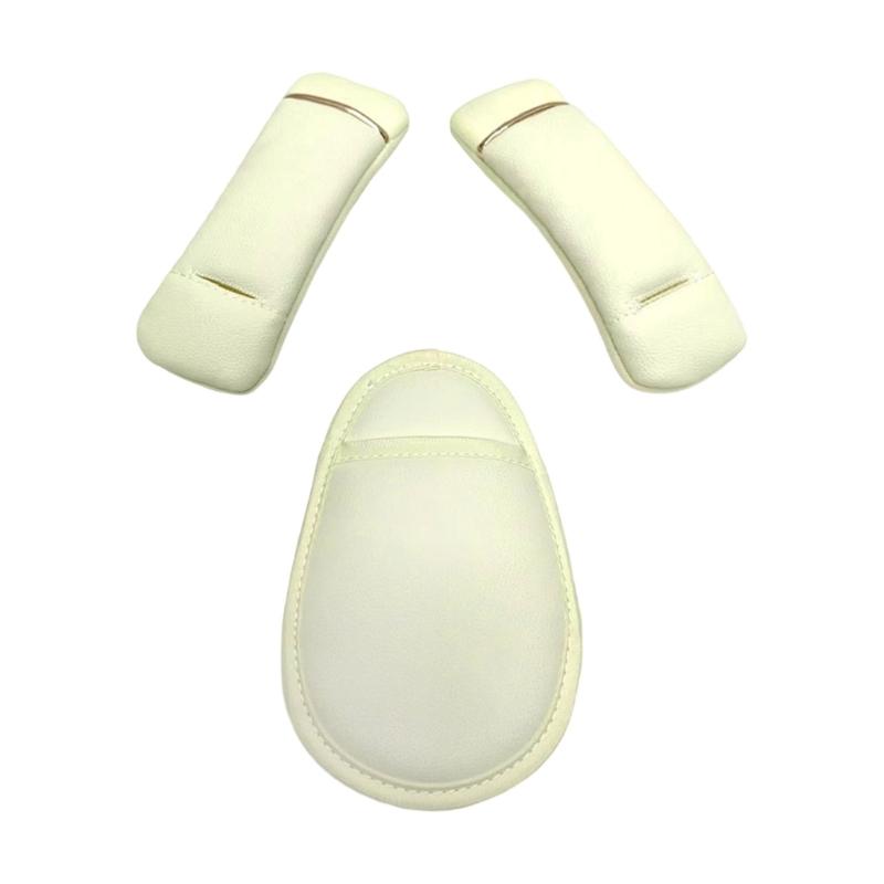 Premium PU Baby Strollers Accessories 3PCS Comfortable Shoulder Pads And Safety Covers For Infant Car Seats Travel Protection