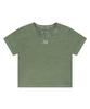 MUCENT Pigment Dirty Wash Round Back Logo Short Sleeve T-Shirt Unisex (2 Colors)