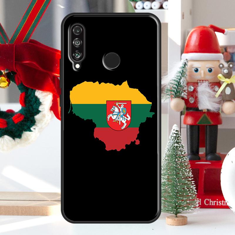 Fashion Lithuania Flag For Huawei Nova 12i 11i 8i 12s Y73 Y72 Y61 Y91 Y90 Y70 Y60 9 10 SE P60 Pro P30 P40 Lite Case