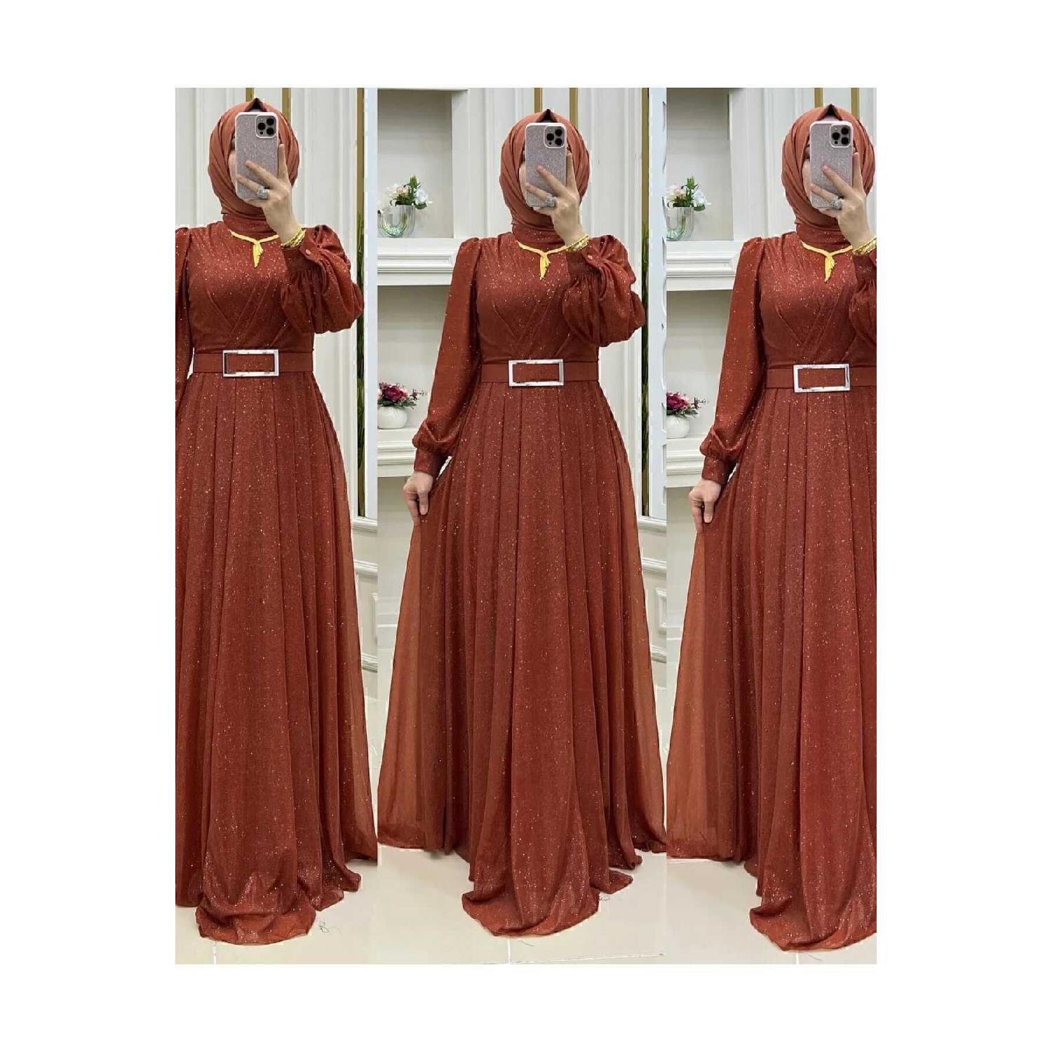 

Вечернее Платье Хиджаба 38 бланшированные миндальные