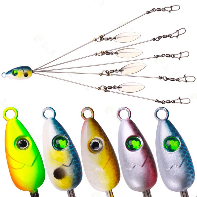 5PCSAlabama fishing rig artificial bait lure new fishing gear set fishing accessories22cm15G