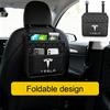 Multifunctional Car Seat Storage Bag Leather Storage Bag Garbage Bag Suitable for Model 3 Y S X Highland 2025 Storage Bag