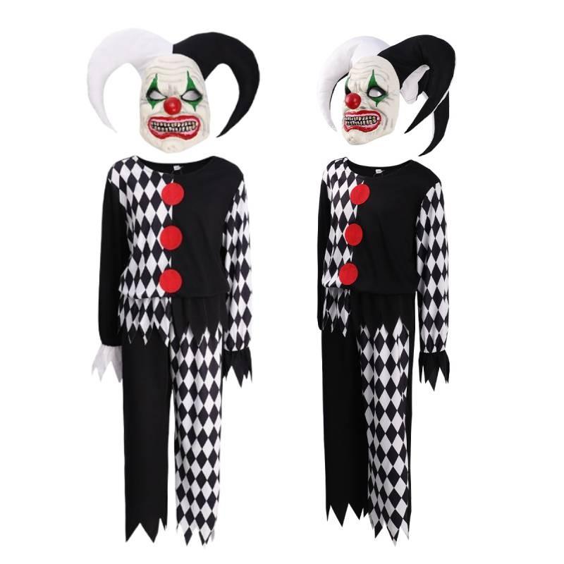 Costume Cosplay Clown Mask Role Play Halloween Events Stage Gift Performance