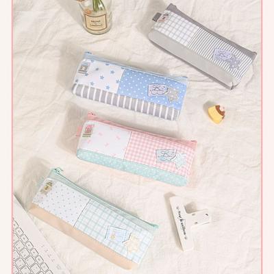 Oxford Cloth Pencil Storage Case Large Capacity Cosmetic Organizer  School Supplies