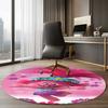 Trolls Printed Round Rug Carpet Chair Rug Area Rug Entryway Doormats,for Office Chair Living Room Bedroom Kitchen Room.