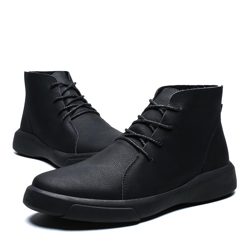 Winter Fur Warm Chelsea Men's Boots Fashion Brand Suede Vintage Ankle Boots Tendon Sole Wear Work Boots Outdoor Soft Sole Boots