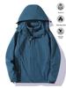 Couples' 3-in-1 Fleece-Lined, Windproof, Short-Sleeve Waterproof Jacket for Autumn/Winter Hiking & Workwear