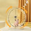 Hamster Cage Wheel Hamster Exercise Wheel Acrylic Transparent Prevent Slip Versatile Easy To Clean With Stand For Hamster Cage