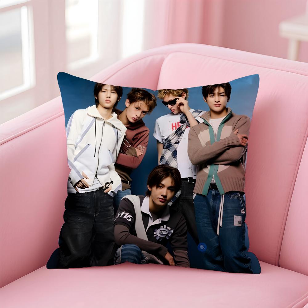 Korean Handsome Boy Group CCortis Cushion Cover Pillow Case Soft Skin Friendly Fabric  Concealed Zipper