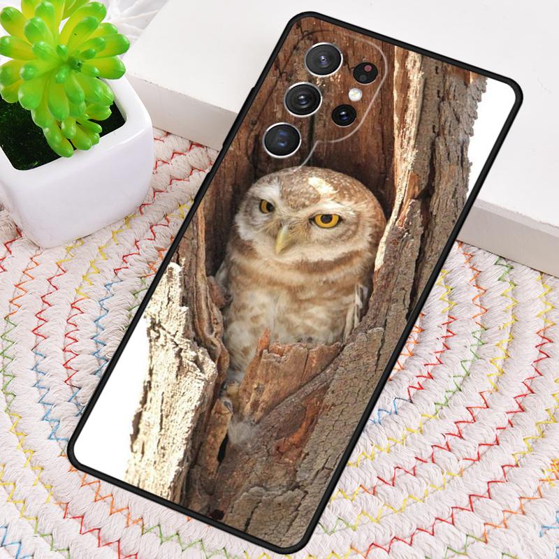 Farm Animals 1 Owl Phone Case for Samsung Galaxy Note 10 Pro S26 Ultra S23 S24 FE S25 S21 S22 PLUS Shockproof Cove