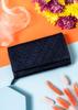 Women's Leather Wallet R-N22-ZPT-7354 D.Blue