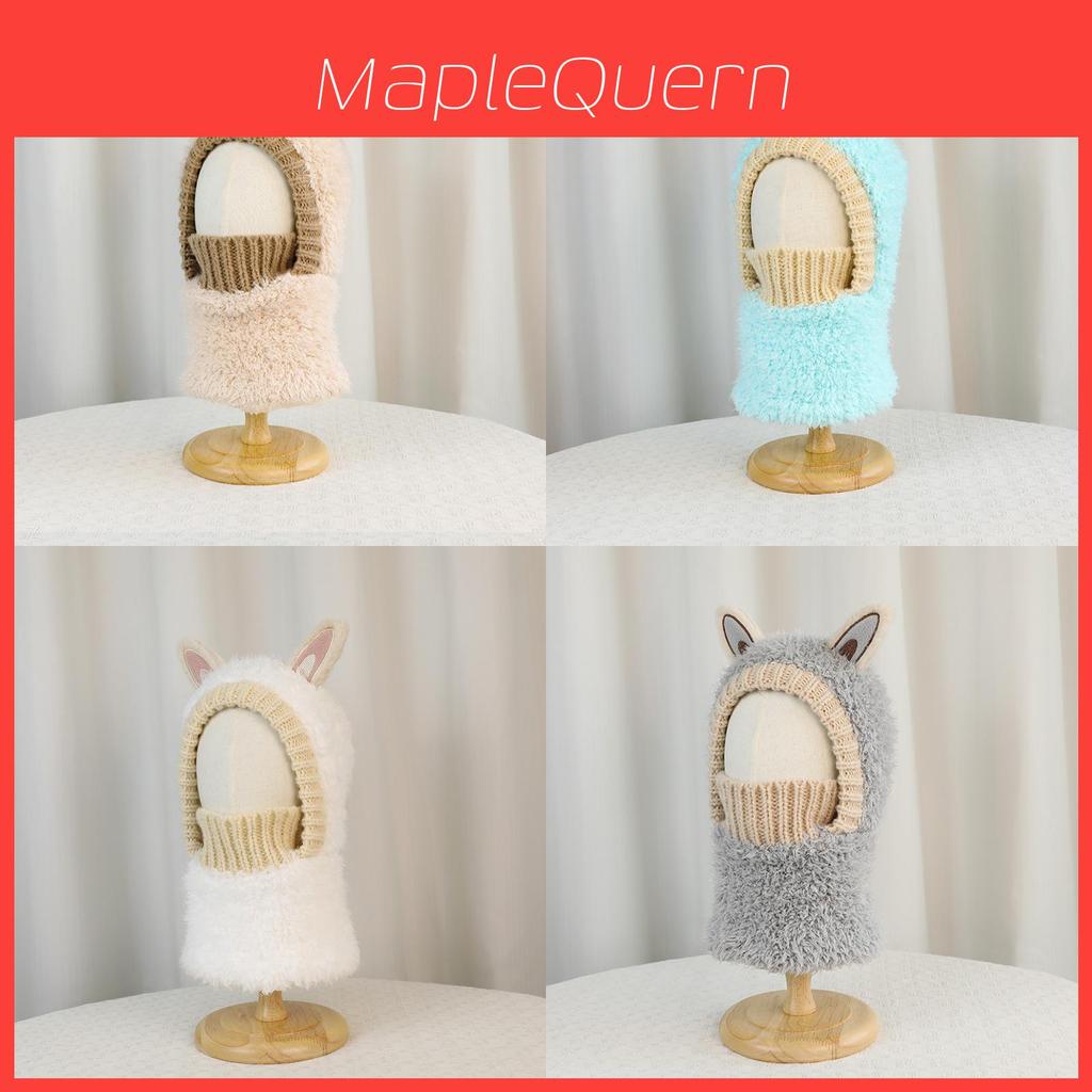 Kids Winter Knit Hat With Plush Ear Protection For Cold Weather Outdoor Fun
