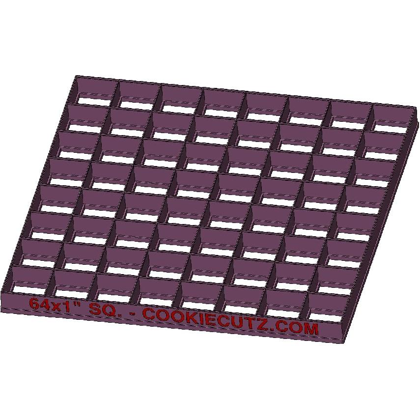 64 x1 inch size squares Multicutter