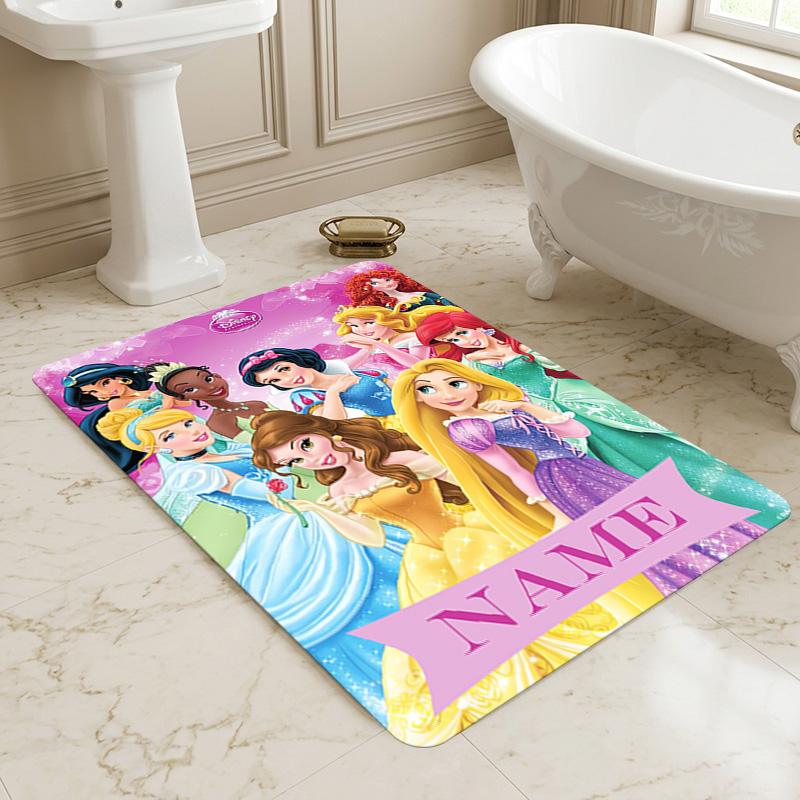 Personalized Name Fairy Tale Living Room Non-Slip Area Rug Soft Carpet for Bedroom Kids Playroom Sofa,Office Home Decor Doormat