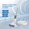 Electric Cleaning Brush 2-gear Electric Rotary Floor Scrubber Wireless Cordless 360 Adjust Extension Handle Home Cleaning Tools