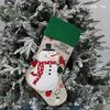 Christmas Socks Christmas Candy Stockings Christmas Tree Pendant Santa Snowman Gift Bag Christmas Decorations